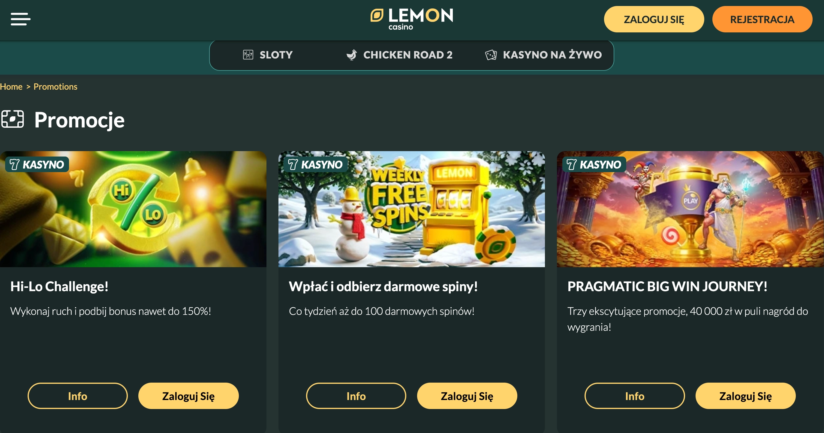 Cykliczne promocje dla aktywnych graczy